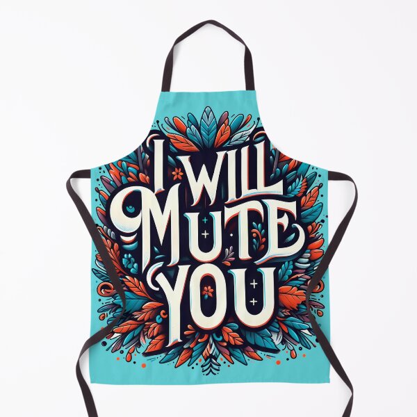 Item preview, I WILL MUTE YOU, typography designed and sold by maxmaj.
