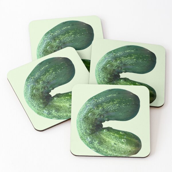 Item preview, Curved Cool as a cucumber letter C designed and sold by EveryDayDabble.