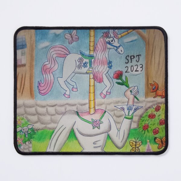 Item preview, Roseberry Carousel unicorn  designed and sold by Pegacoast66.