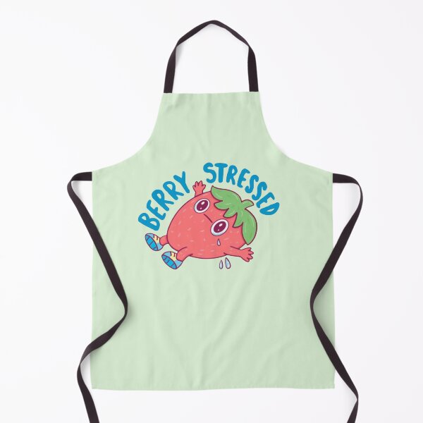 Item preview, Berry Stressed Mental Health Strawberry designed and sold by WitchyHippy.