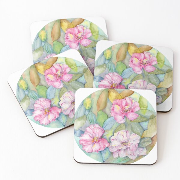 Item preview, Pink azaleas pattern designed and sold by Liliana  Donato.