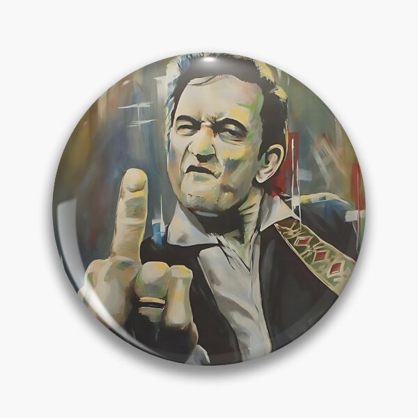 Artikelvorschau, Johnny Cash Mittelfinger Aquarell Kunst entworfen und verkauft von Vicky021.