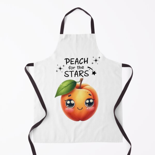 Item preview, Peach for the stars.  Funny vegan clock. designed and sold by JWGifts4U.