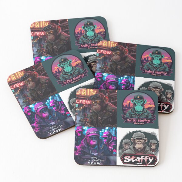 Item preview, monkey designed and sold by SaltyStaffyCrew.