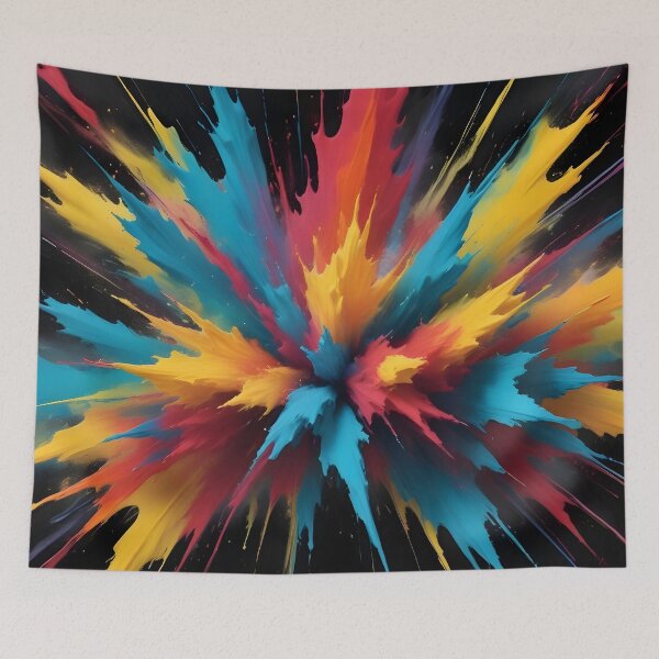Item preview, Explosive Abstract Art Design designed and sold by papi1998.