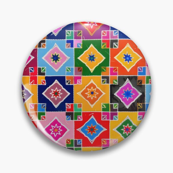 Item preview, Punjabi phulkari inspired pattern designed and sold by CulturalVibes.