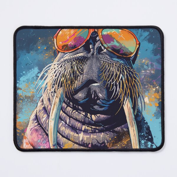 Item preview, Colorful/Colorful walrus with sunglasses 03 designed and sold by Batch-C91.