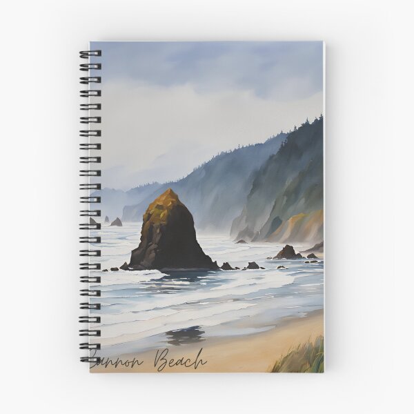 Item preview, Cannon Beach Oregon Poster designed and sold by CyberArtistOne.