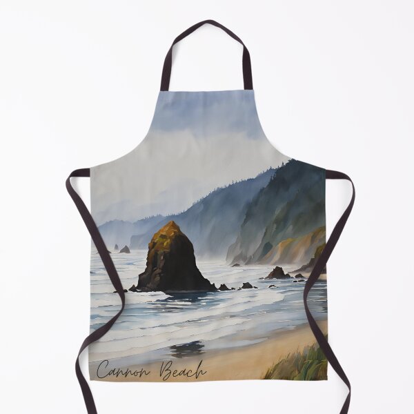 Item preview, Cannon Beach Oregon Poster designed and sold by CyberArtistOne.