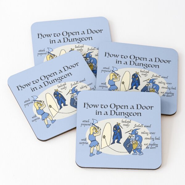 Item preview, How to Open a Door in a Dungeon designed and sold by BrushAndPen.