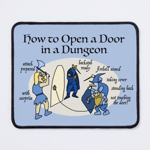 Item preview, How to Open a Door in a Dungeon designed and sold by BrushAndPen.