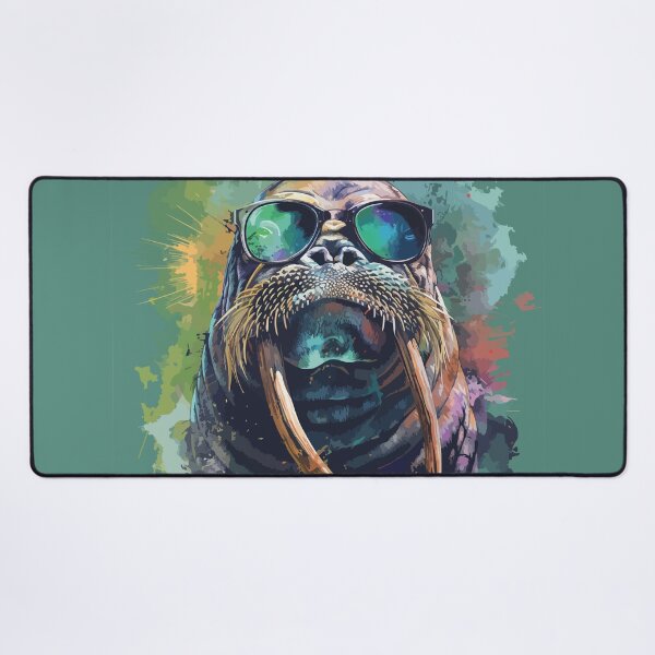 Item preview, Colorful/Colorful walrus with sunglasses 04 designed and sold by Batch-C91.
