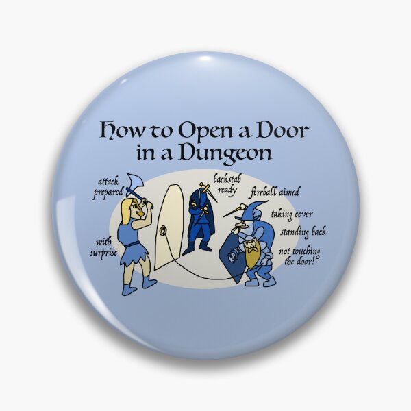 Item preview, How to Open a Door in a Dungeon designed and sold by BrushAndPen.