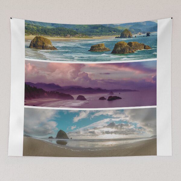 Item preview, Cannon Beach Oregon Poster designed and sold by CyberArtistOne.