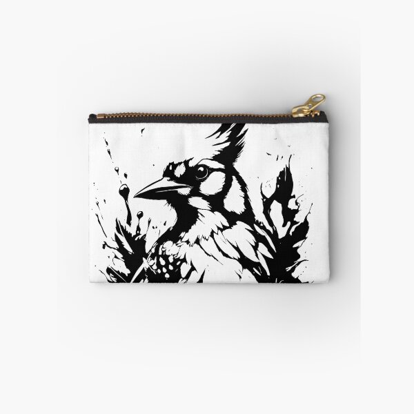 Item preview, Blue Jay Portrait Black and White Splash Screen designed and sold by Austin H. Kapfumvuti.