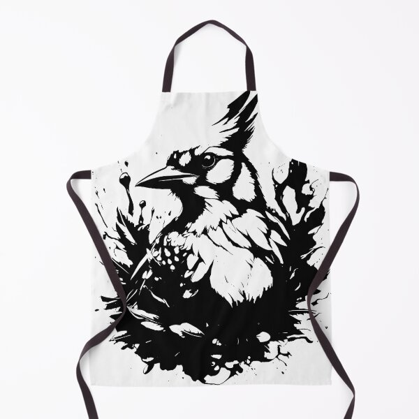 Item preview, Blue Jay Portrait Black and White Splash Screen designed and sold by Austin H. Kapfumvuti.