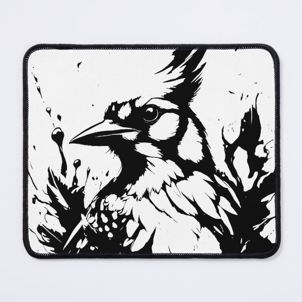 Item preview, Blue Jay Portrait Black and White Splash Screen designed and sold by Austin H. Kapfumvuti.