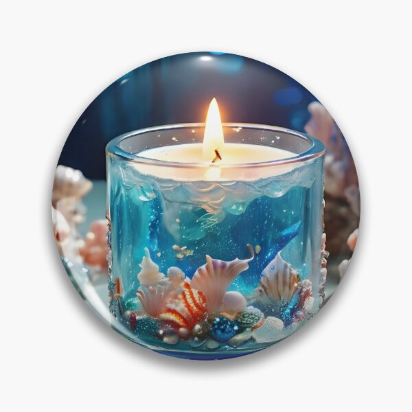 Item preview, Ocean-Themed mermaid Scented Candle designed and sold by Chaos  Criative.