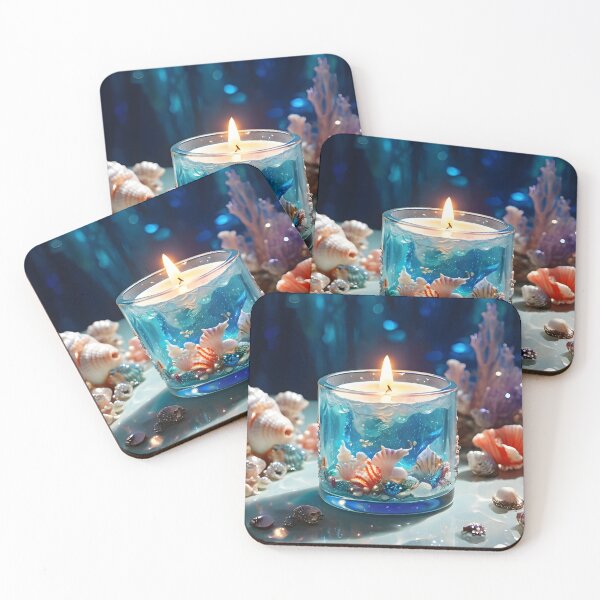 Item preview, Ocean-Themed mermaid Scented Candle designed and sold by Chaos  Criative.