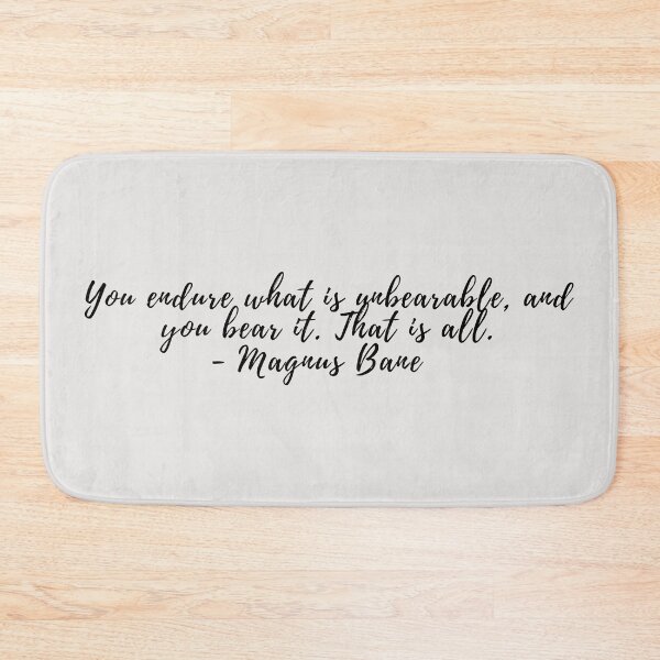 Item preview, Magnus Bane Quote - 7 designed and sold by BeCreativeArts.