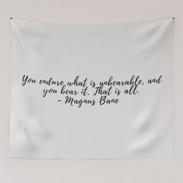 Item preview, Magnus Bane Quote - 7 designed and sold by BeCreativeArts.