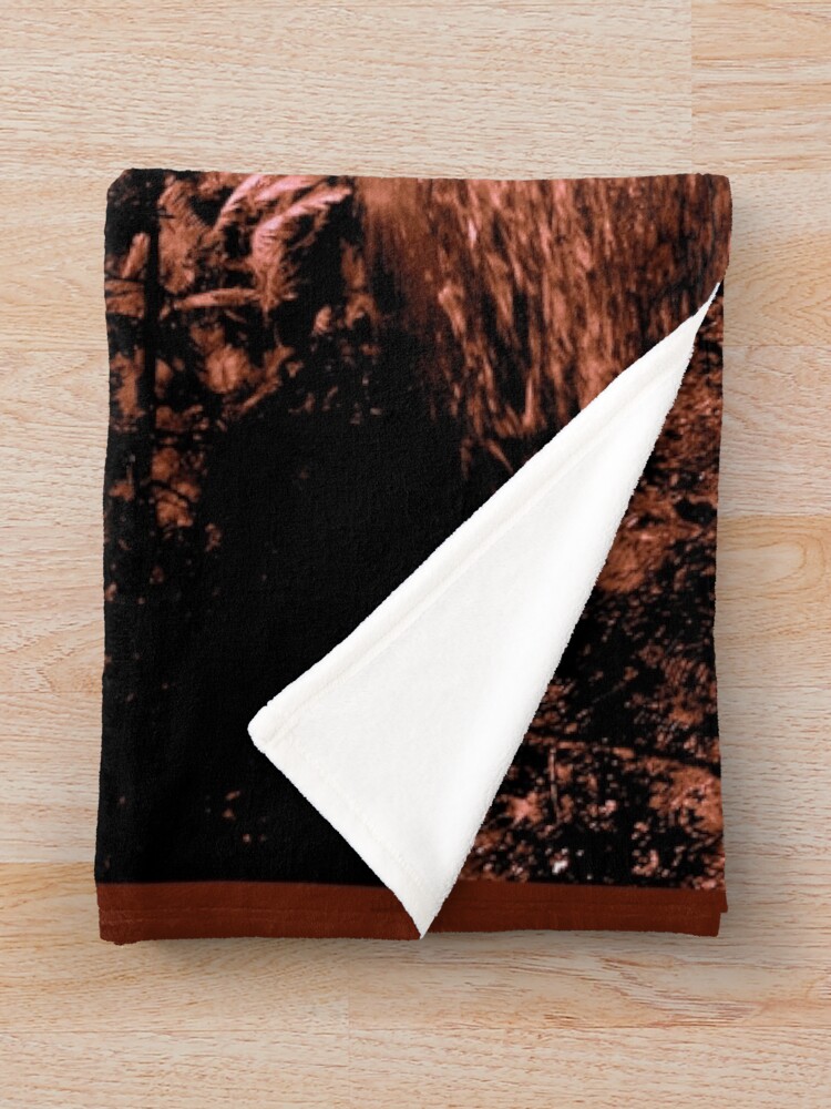 "THE COPPER COLOURED CREEK" Throw Blanket for Sale by CHOCOLATESCORPI