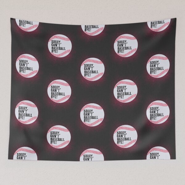 Item preview, Sorry Can’t Baseball Bye! Red and White designed and sold by TalkThatTalk.