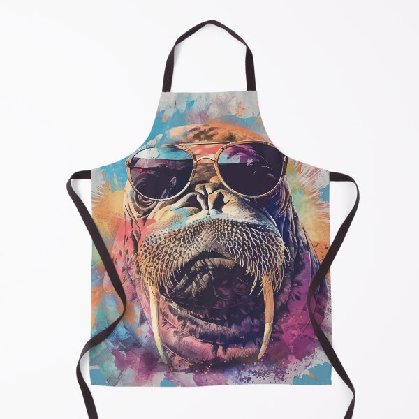 Item preview, Colorful/Colorful walrus with sunglasses 05 designed and sold by Batch-C91.