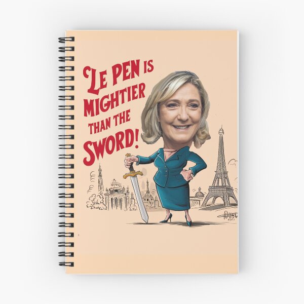 Item preview, Lepen Is Mightier Than The Sword designed and sold by Flirt-Teez.