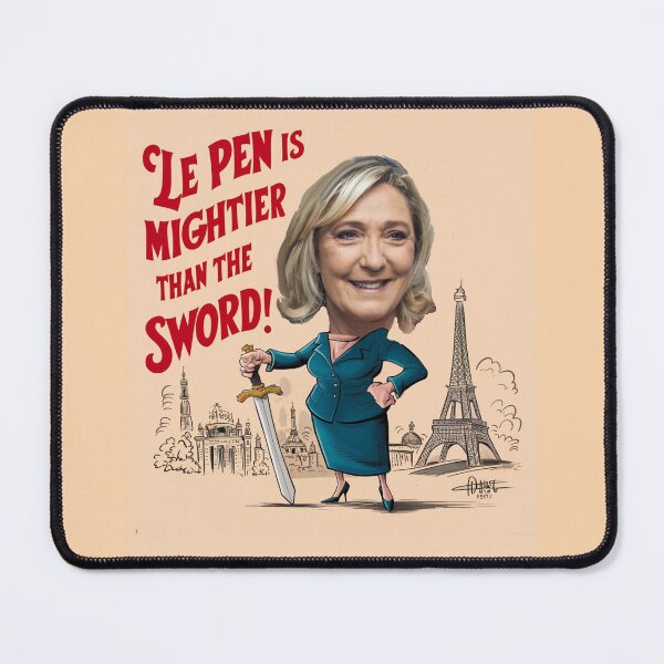 Item preview, Lepen Is Mightier Than The Sword designed and sold by Flirt-Teez.