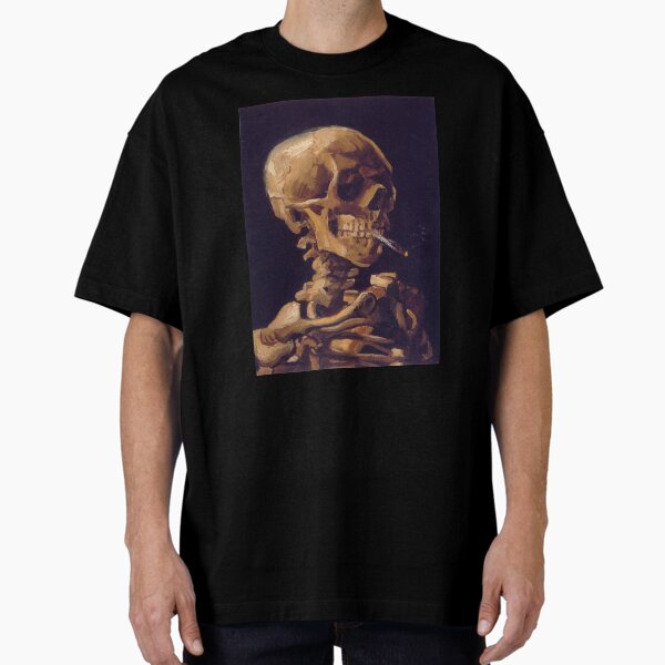 Artikel-Vorschau von „Totenkopf mit brennender Zigarette“ von Vincent Van Gogh, designt und verkauft von Classic Visions Gallery.