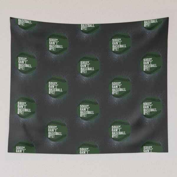 Item preview, Sorry Can’t Baseball Bye! Army Green and White designed and sold by TalkThatTalk.