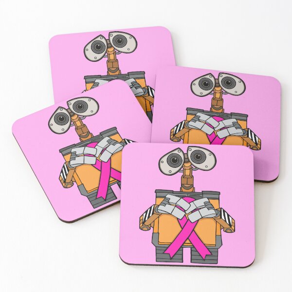 Item preview, Robot holding awareness ribbon (Pink) designed and sold by CaitlynConnor.