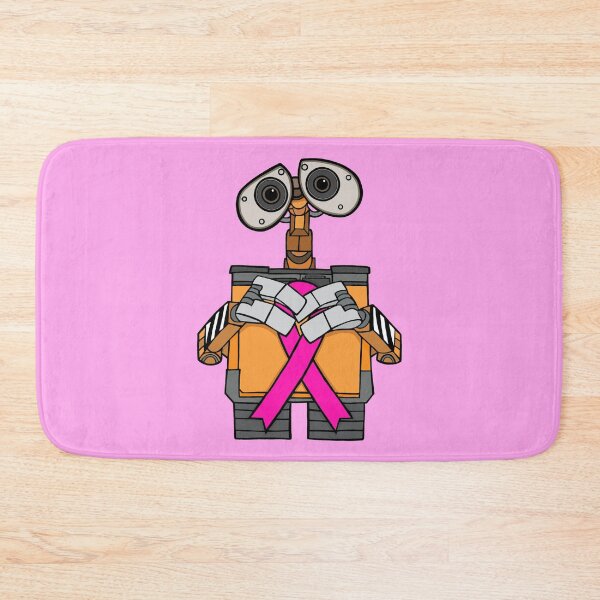 Item preview, Robot holding awareness ribbon (Pink) designed and sold by CaitlynConnor.
