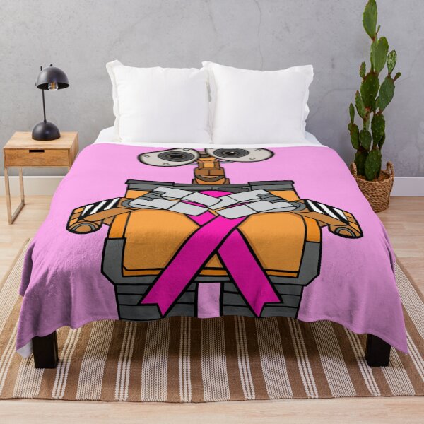 Item preview, Robot holding awareness ribbon (Pink) designed and sold by CaitlynConnor.