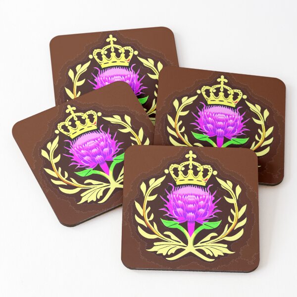 Item preview, The Floral Diadem Emblem designed and sold by Highlandkings.