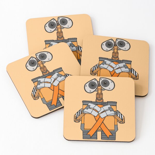 Item preview, Robot holding awareness ribbon (Orange) designed and sold by CaitlynConnor.