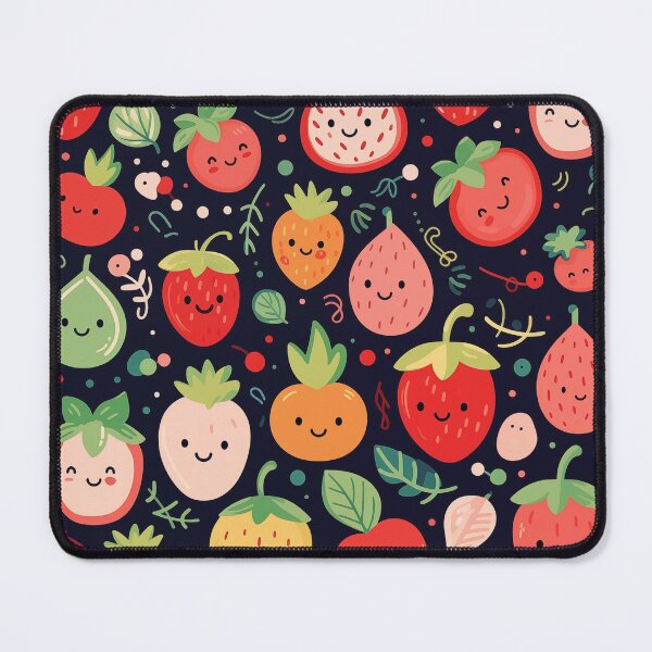 Item preview, Kawaii Cute Fruit Pattern designed and sold by CulturalVibes.
