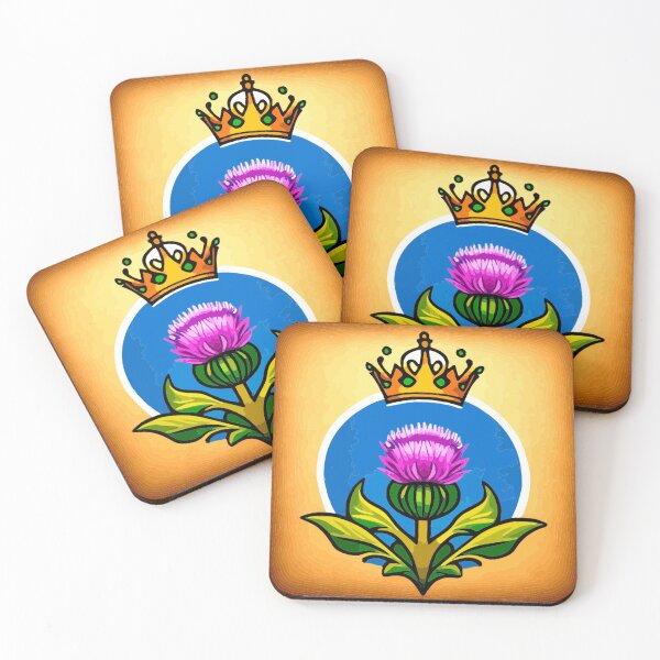 Item preview, Thistle Majesty on Azure designed and sold by Highlandkings.