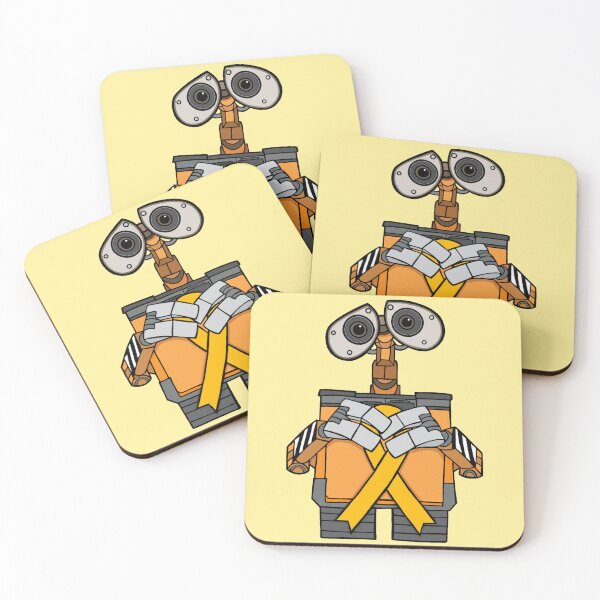 Item preview, Robot holding awareness ribbon (Yellow) designed and sold by CaitlynConnor.