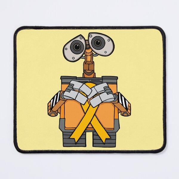Item preview, Robot holding awareness ribbon (Yellow) designed and sold by CaitlynConnor.