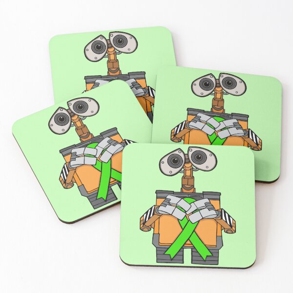 Item preview, Robot holding awareness ribbon (Green) designed and sold by CaitlynConnor.