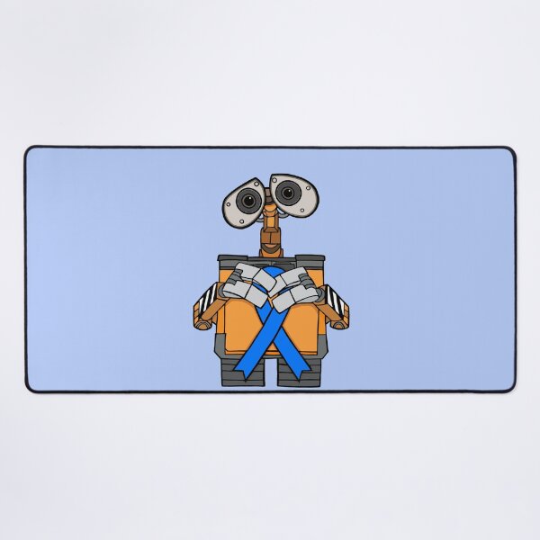 Item preview, Robot holding awareness ribbon (Blue) designed and sold by CaitlynConnor.