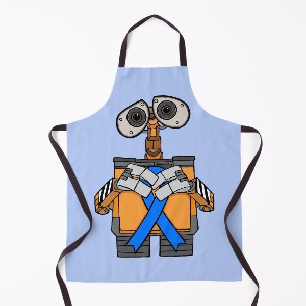 Item preview, Robot holding awareness ribbon (Blue) designed and sold by CaitlynConnor.