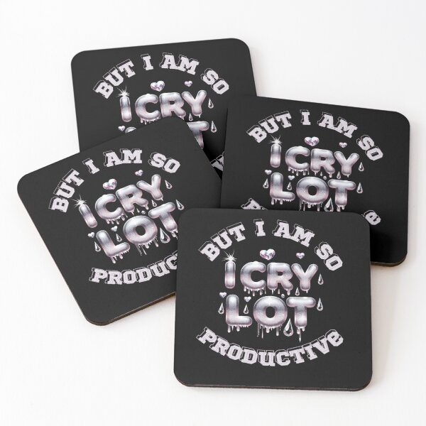 Item preview, I cry a lot but I am so productive  designed and sold by Memosonata.