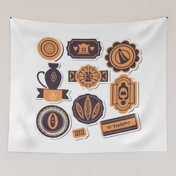 Item preview, Pottery Stamps and Seals Collection designed and sold by NiftyWrx.