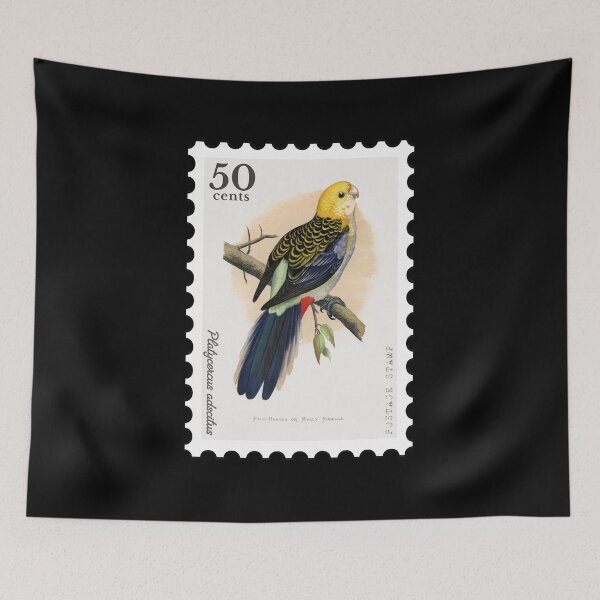 Item preview, Pale-Headed or Mealy Rosella (Platycercus adscitus) Stamp designed and sold by RabbitK.