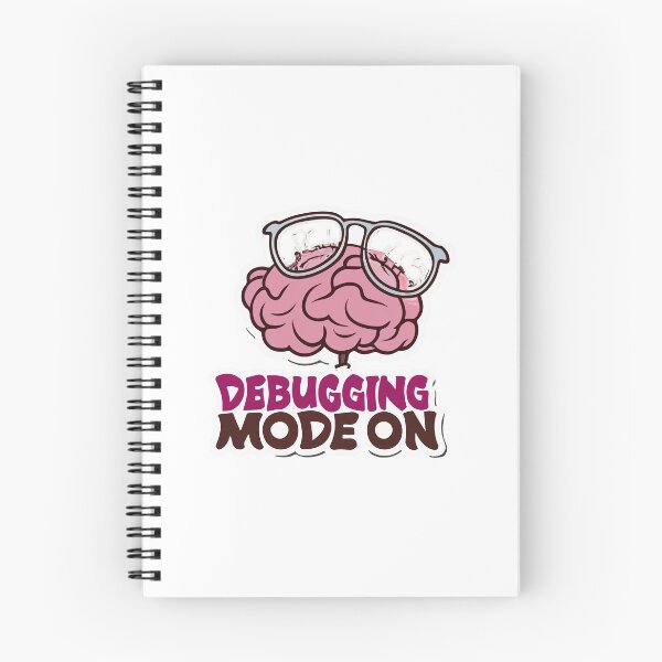 Item preview, Debugging Mode On - Geeky Programmer Brain Cartoon designed and sold by NiftyWrx.