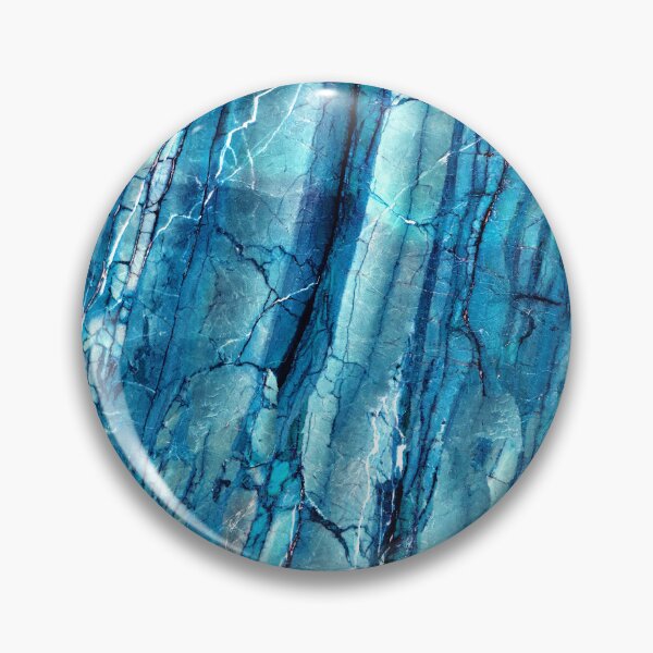 Item preview, New Trendy Azure Blue (Faux) Marble Art Design  designed and sold by DEC02.
