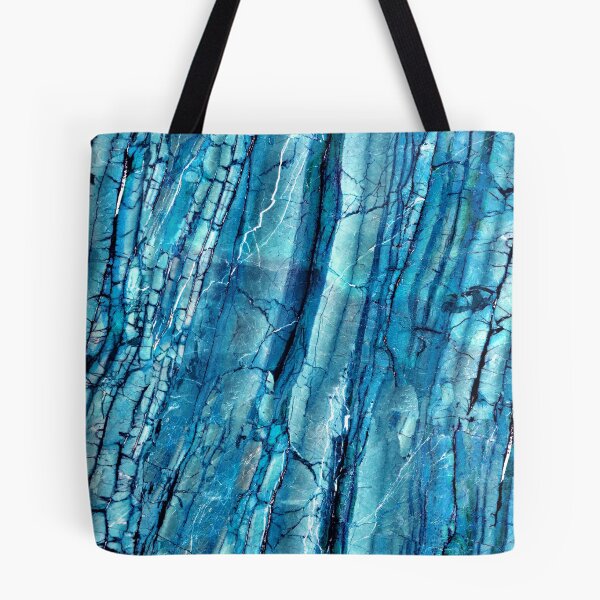 Item preview, New Trendy Azure Blue (Faux) Marble Art Design  designed and sold by DEC02.